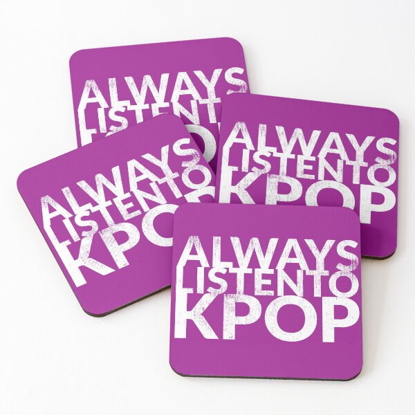 Item preview, Always Listen to KPOP (Plum) designed and sold by TheDirtyType.