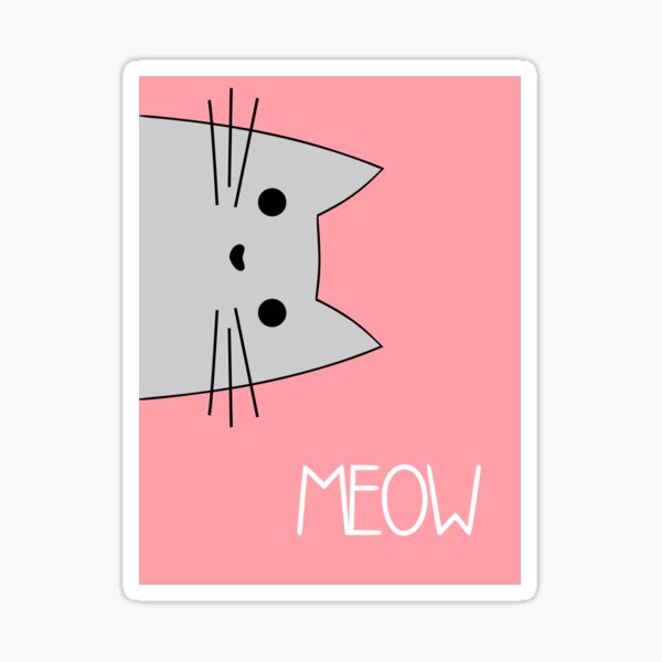 Meow Sticker