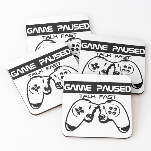 Item preview, Cute Gamer Gift Game Paused Talk Fast designed and sold by PiDesignn.
