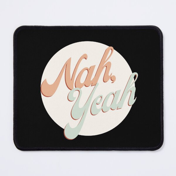 Item preview, Nah Yeah Kiwi New Zealand Phrase Circle Sticker - Groovy Kiwiana Aesthetic designed and sold by MorganMcG.