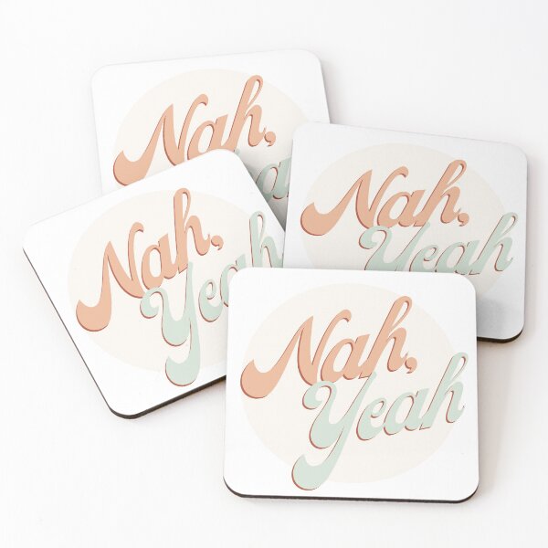 Item preview, Nah Yeah Kiwi New Zealand Phrase Circle Sticker - Groovy Kiwiana Aesthetic designed and sold by MorganMcG.
