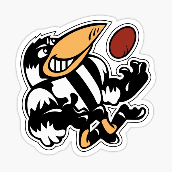 COLLINGWOOD MAGPIES AFL AUSSIE RULES STICKER DECAL 2 SIZES 