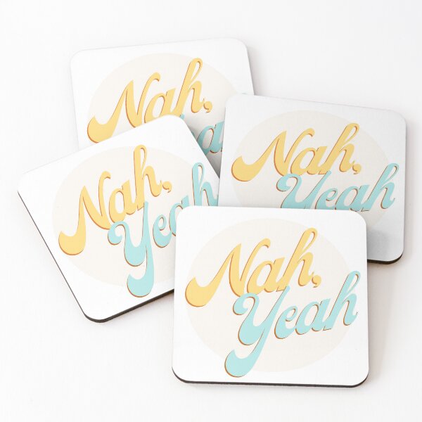 Item preview, Nah Yeah Kiwi New Zealand Phrase Circle Sticker - Groovy Kiwiana Aesthetic designed and sold by MorganMcG.