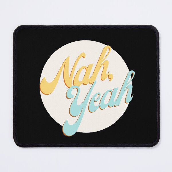 Item preview, Nah Yeah Kiwi New Zealand Phrase Circle Sticker - Groovy Kiwiana Aesthetic designed and sold by MorganMcG.