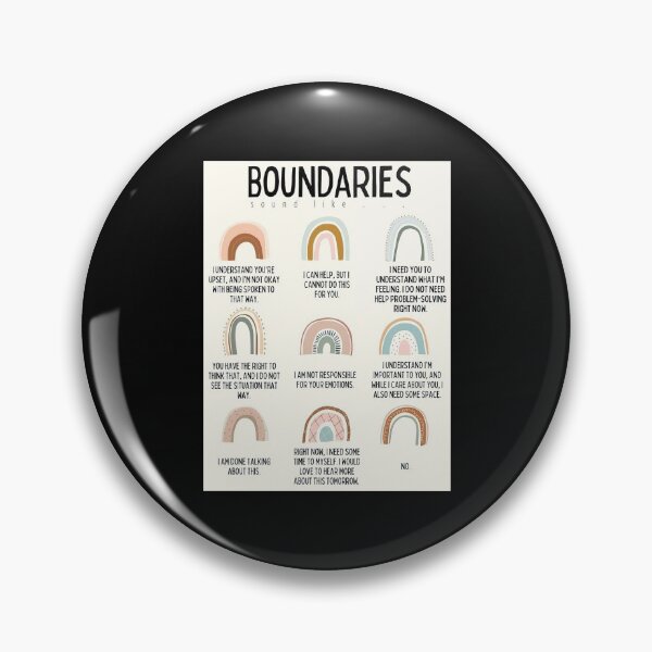 Item preview, Boundaries Sound Like - Therapy Office Decor - Boundaries Psychology Art designed and sold by hippololocc.