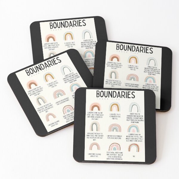 Item preview, Boundaries Sound Like - Therapy Office Decor - Boundaries Psychology Art designed and sold by hippololocc.