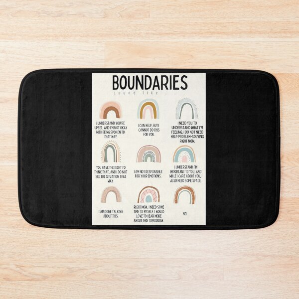 Item preview, Boundaries Sound Like - Therapy Office Decor - Boundaries Psychology Art designed and sold by hippololocc.