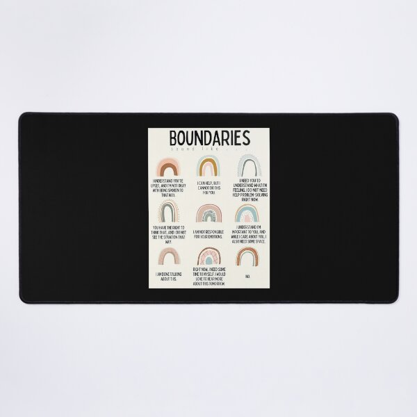 Item preview, Boundaries Sound Like - Therapy Office Decor - Boundaries Psychology Art designed and sold by hippololocc.