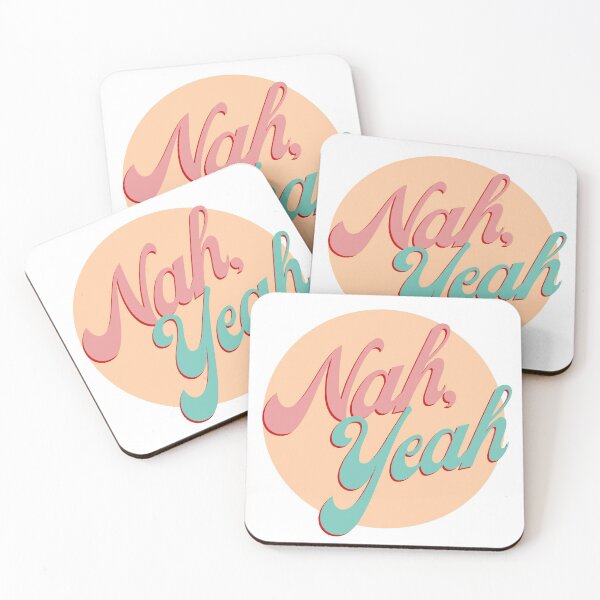 Item preview, Nah Yeah Kiwi New Zealand Phrase Circle Sticker - Groovy Kiwiana Aesthetic designed and sold by MorganMcG.