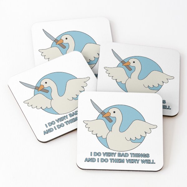 Item preview, Goose - I Do Very Bad Things And I Do Them Very Well designed and sold by ValentinaHramov.