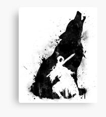 Abyss Warrior VERSION BLACK Canvas Print