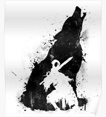 Abyss Warrior VERSION BLACK Poster