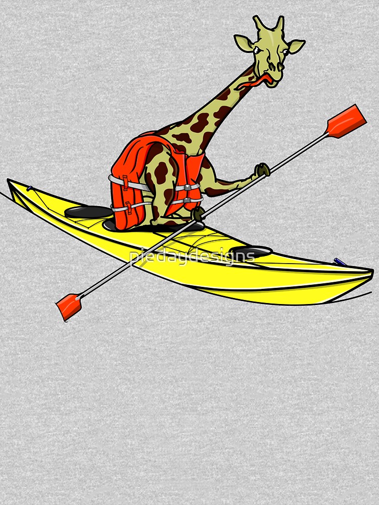 Giraffe Sea Kayaking by piedaydesigns