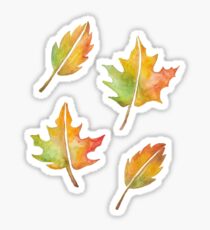 Fall Leaves Set Sticker