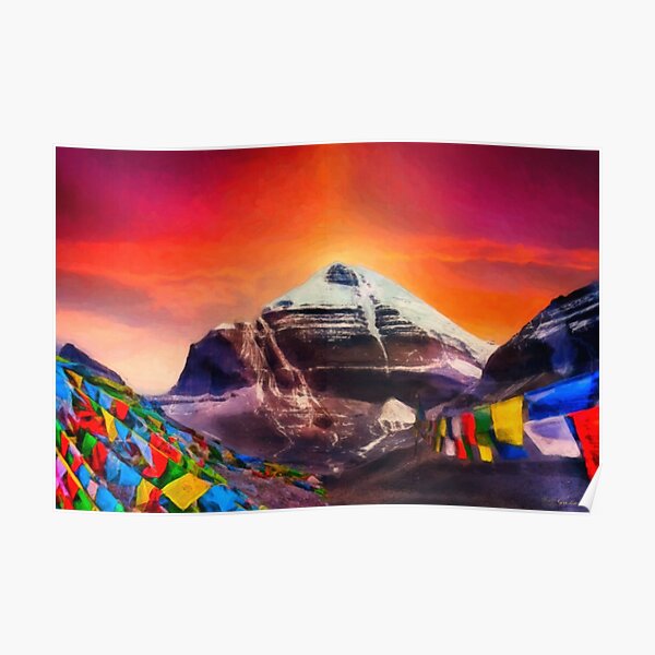 Mount Kailash - The Pillar of the World Poster