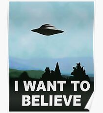 I want to believe, x-files poster Poster