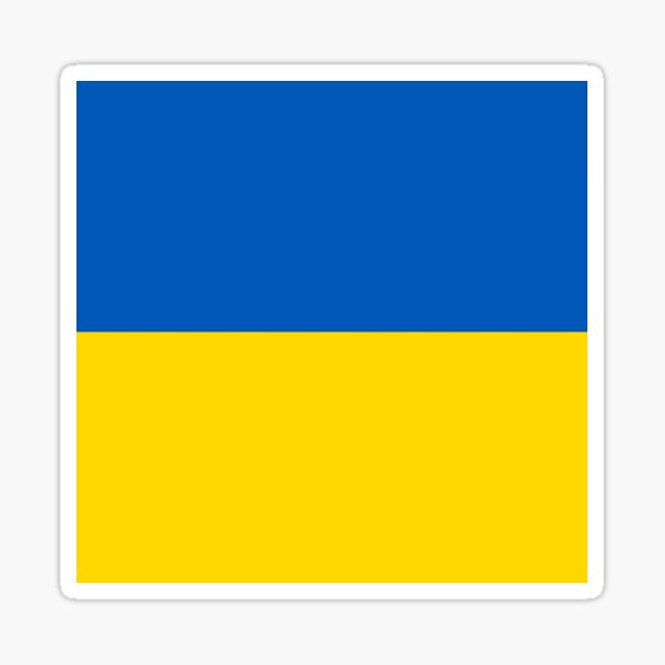 Flag of Ukraine, Ukraine Flag, Ukrainian Flag, Ukrainian, Ukraine, Flag Sticker