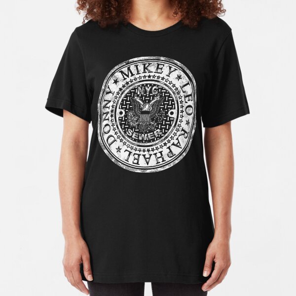 Teenage Mutant Punk Rock Turtles Slim Fit T-Shirt