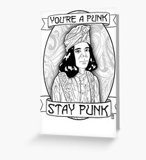 Stay Punk Grußkarte