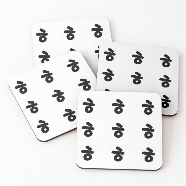Item preview, ㅎㅎㅎ Korean quiet laughing sound 'hhh' designed and sold by K-LetterCo.