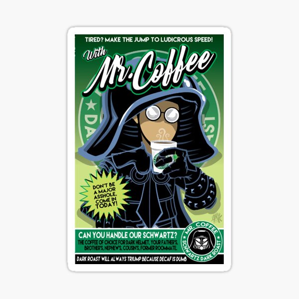 Mr. Coffee  Sticker