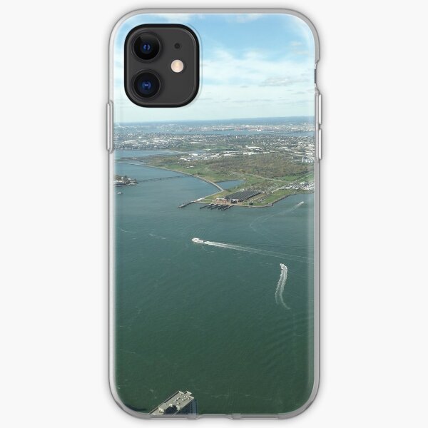 Historic Statue Of Liberty Liberty Island View From Liberty State Park New Jersey Iphone Case Cover By Lenspiro Redbubble