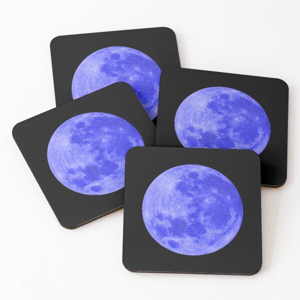 Item preview, Blue full moon lunar night designed and sold by HappywithBest.