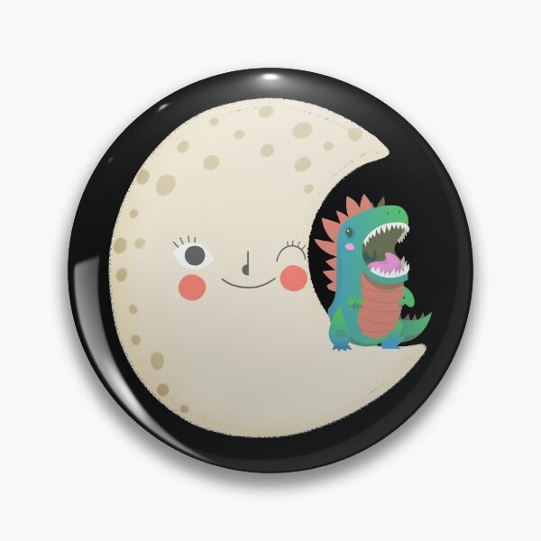 Item preview, Dinosaurs on the moon designed and sold by FabulousBites.