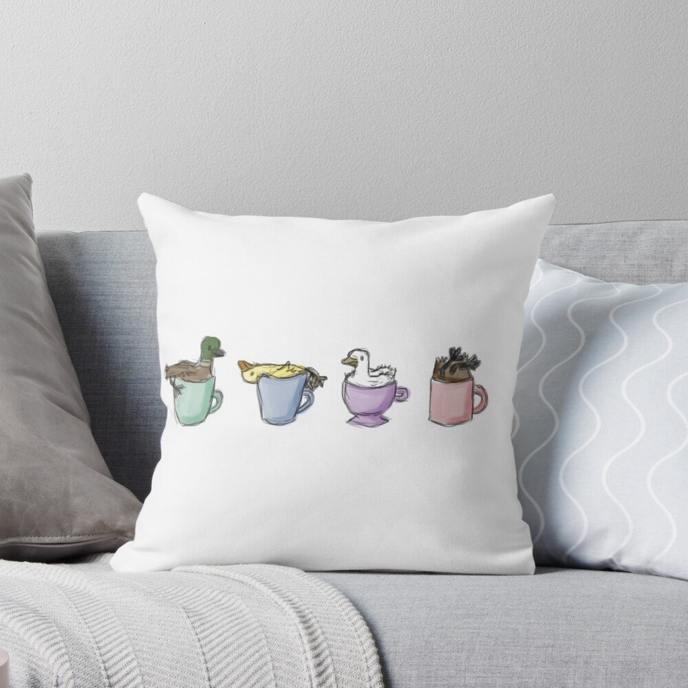 Item preview, Throw Pillow designed and sold by egillustrations.
