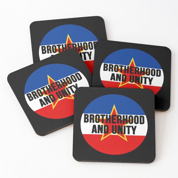 Item preview, Brotherhood And Unity Yugoslavia Slogan designed and sold by RevolutionInPaint.