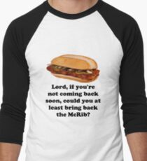 Bring Back The McRib Men's Baseball ¾ T-Shirt