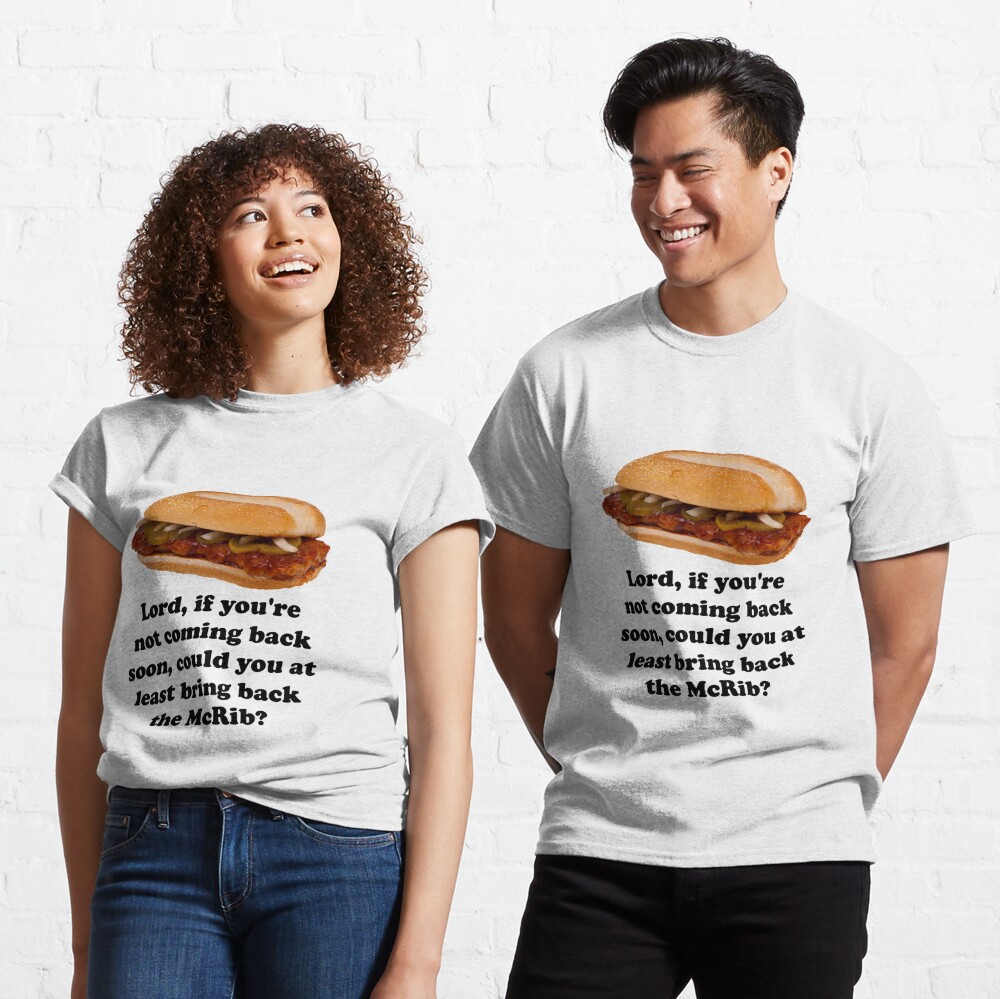 mcrib is back t shirt