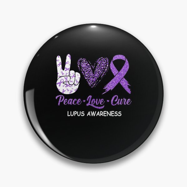 Item preview, Lupus Awareness Peace Love Cure Leopard designed and sold by KAYLAELSIE.