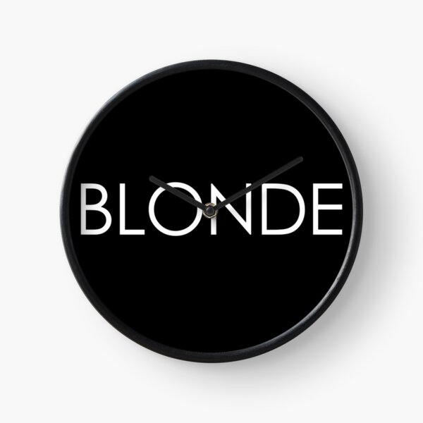 Item preview, Blonde - White Typography on Black designed and sold by SaraduJour.
