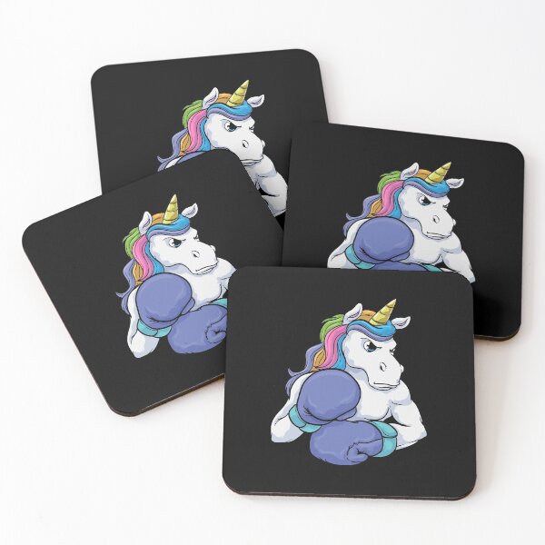 Item preview, Unicorn at Boxing with Boxing gloves  designed and sold by PizzutiExcel.
