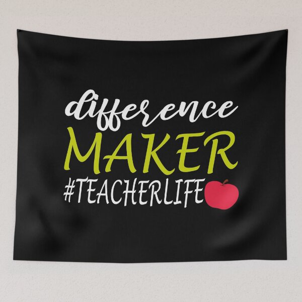 Aperçu de l'œuvre Créateur de différence #Teacherlife créée et vendue par AuroraApparel.