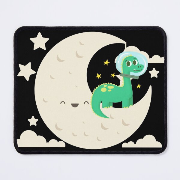 Item preview, Dinosaurs on the moon designed and sold by FabulousBites.