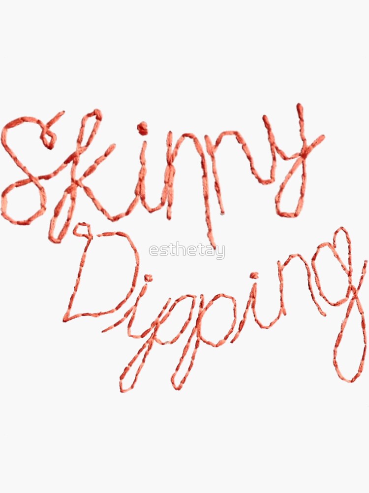 Skinny Dipping Sticker For Sale By Esthetay Redbubble