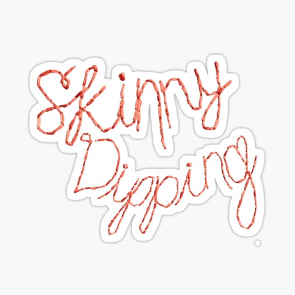 skinny dipping  Sticker