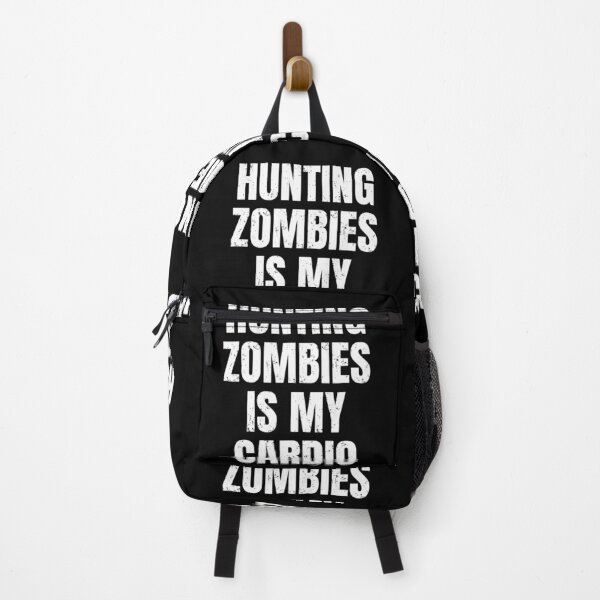 Item preview, Hunting Zombies Is My Cardio | Zombie Hunter Funny Halloween designed and sold by GravitiTees.