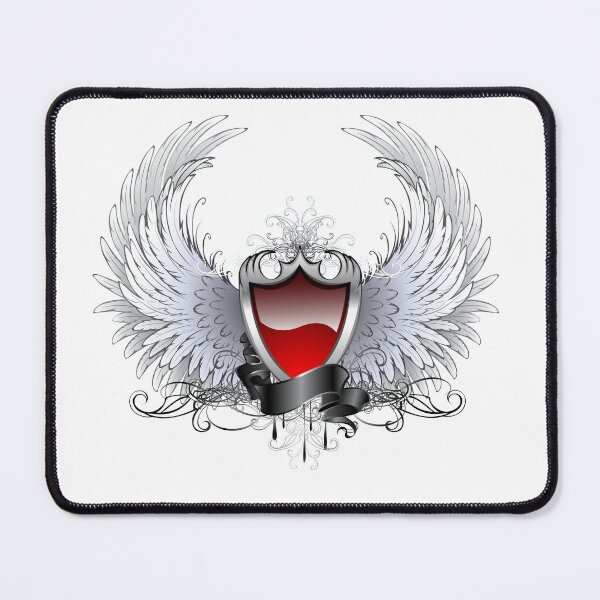 Item preview, Red angel shield ( Shields ) designed and sold by Blackmoon9.
