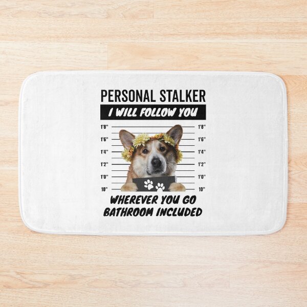 Item preview, The Disapproving Stalker of the Corgis – Furry Corgi designed and sold by More Cute Dogs.