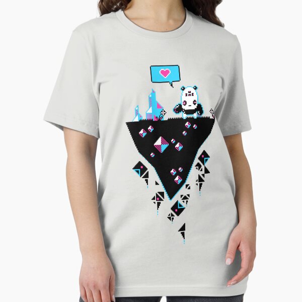 PandaC on Floating Pixel Island Essential T-Shirt