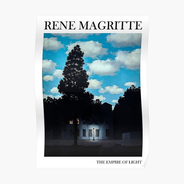 Rene Magritte Das Imperium des Lichts Poster
