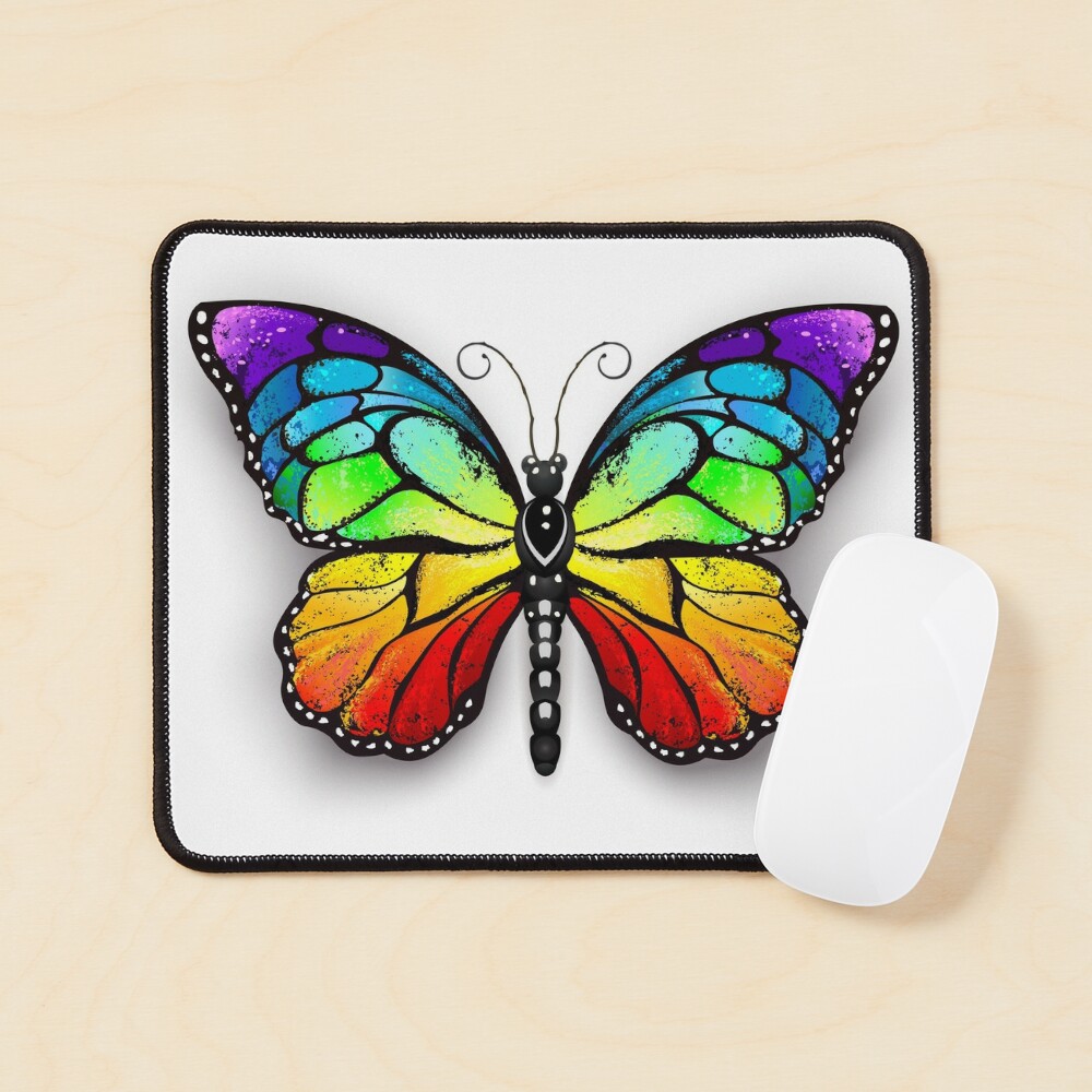 Butterfly Drawing With Colour - 1024x600 PNG Download - PNGkit