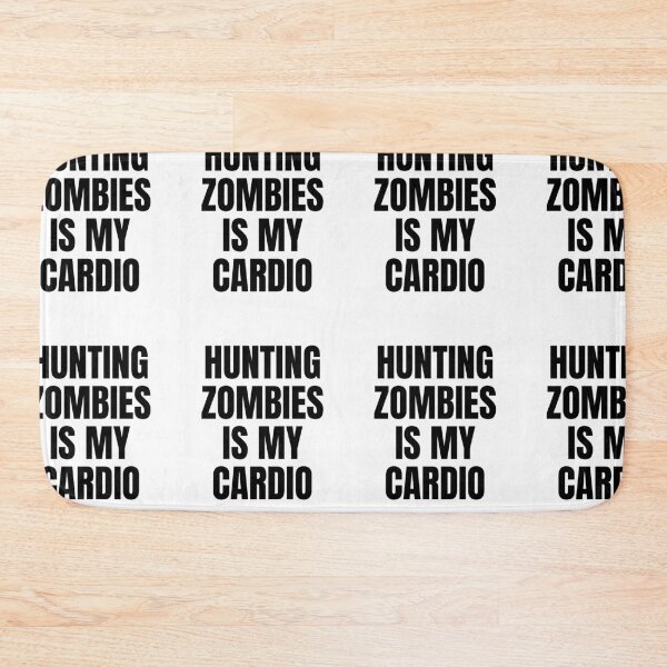 Item preview, Hunting Zombies Is My Cardio | Zombie Lover Funny Halloween designed and sold by GravitiTees.