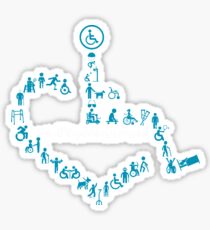 Not All Disabilities Sticker