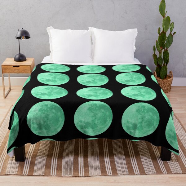 Item preview, Mint verdant full moon lunar night designed and sold by HappywithBest.