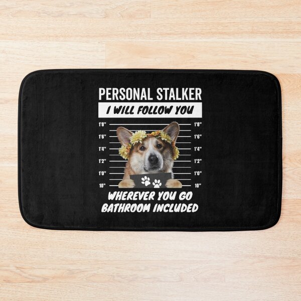 Item preview, The Disapproving Stalker of the Corgis – Furry Corgi designed and sold by More Cute Dogs.