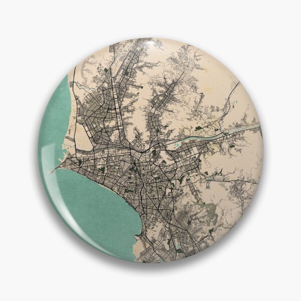 Item preview, Lima City Map of Peru - Vintage designed and sold by deMAP.